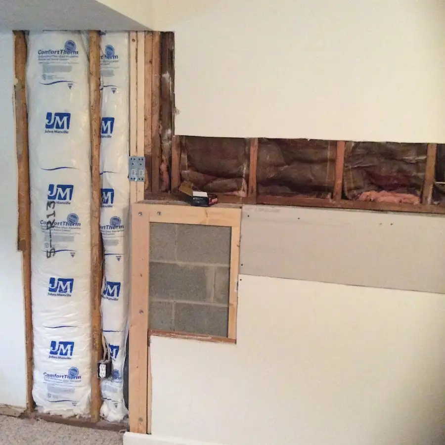Wall insulation replacement during Odor Removal & Deodorization in Royal Palm Beach
